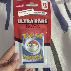 Pokemon Ultra Rare Pack with Red and Blue Design